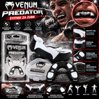 Venum Predator Štitnik za Zube – Crno-Beli, Zaštitna Guma za Boks, MMA i Borilačke Sportove