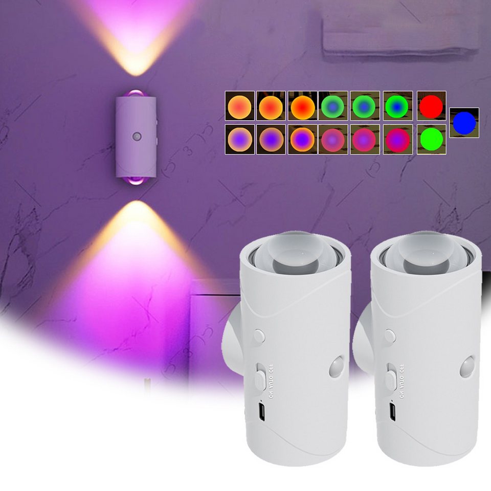 Pametna ambijentalna zidna LED lampa sa senzorom pokreta 1+1 Gratis