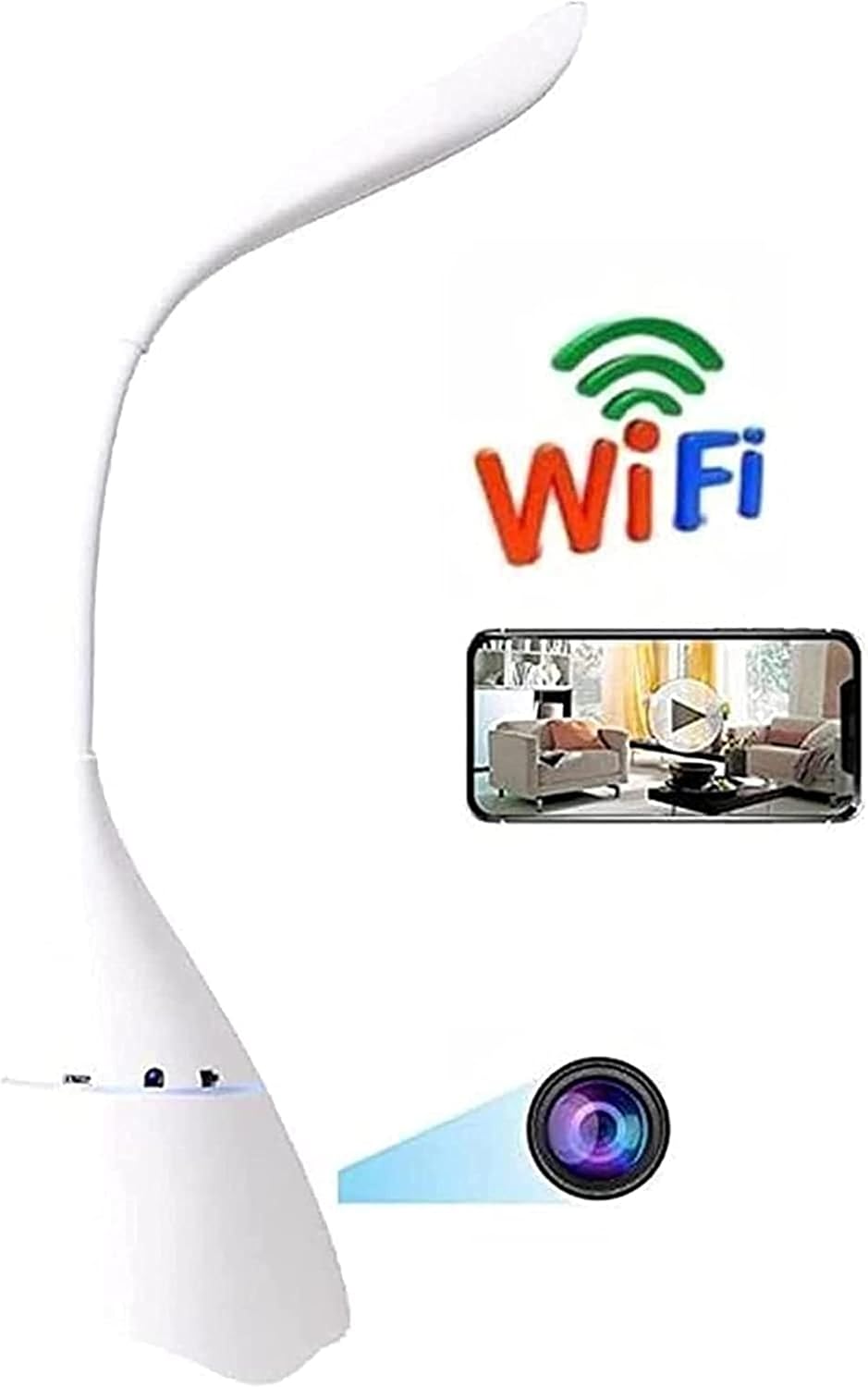 WiFi Skrivena Kamera u Stonoj Lampi 1080P HD