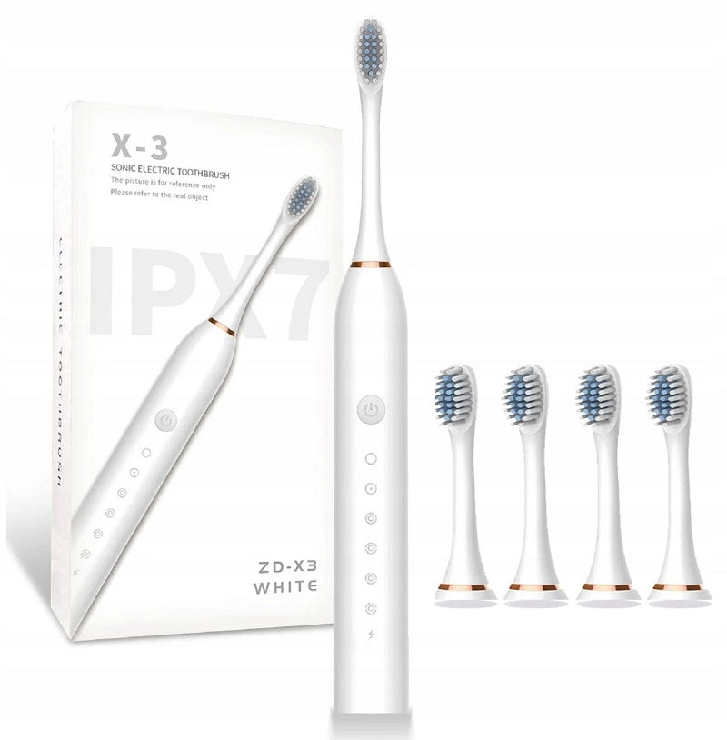 X3 Električna Četkica za Zube – 4 Nastavka