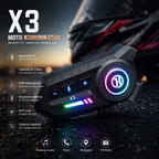 X3 Moto Komunikator za Kacigu – Bluetooth Slušalice sa Mikrofonom