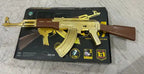 Zlatni Kalashnikov na Gel Kuglice – Dečija Puška sa Vodenim Mecima i Automatskim Pucanjem