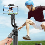 C16 AI Gimbal Stabilizator za Telefon sa Automatskim Praćenjem Lica | 360° Rotacija, Anti-Shake, Daljinski Upravljač i Stativ za TikTok, YouTube i Live Streaming