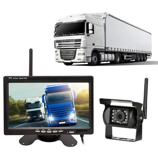 Set Monitor 7inca i wifi bezicna kamera za kamion, kombajn