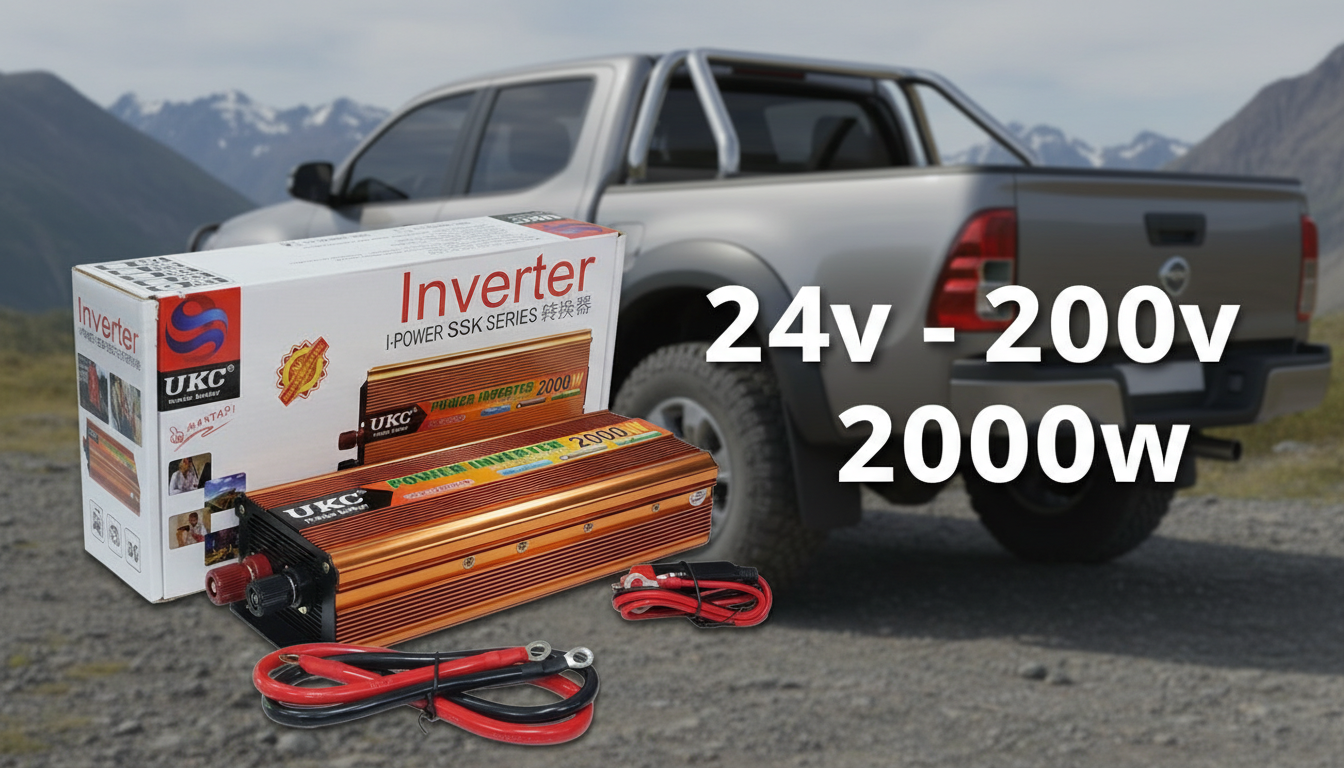 Pretvarač Napona 24V na 220V – 2000W Inverter za Kamion