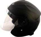 Jet kaciga za motor, skuter Bela