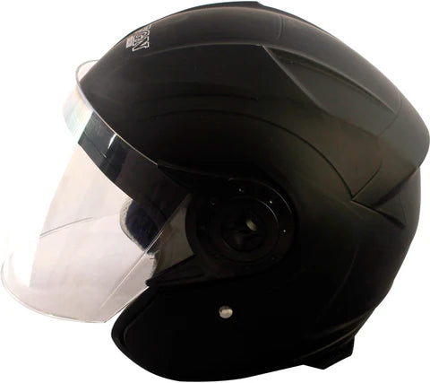 Jet kaciga za motor, skuter Bela