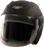 Jet kaciga za motor, skuter Bela