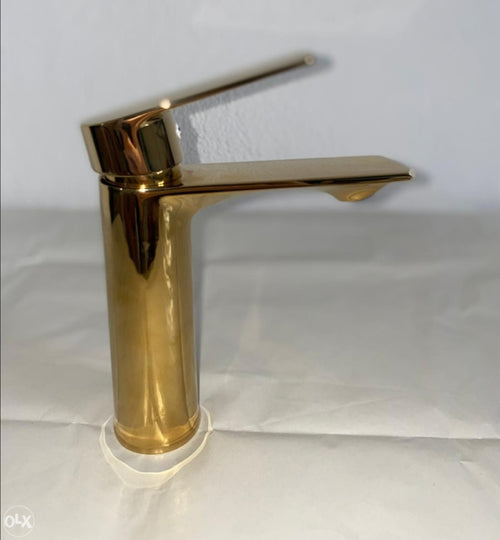 Baterija za lavabo zlatna