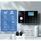 Smart WiFi GSM Alarm sa SIM Karticom i Ugrađenom Baterijom – Bežični Kućni Alarmni Sistem za Dom i Lokal