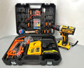DeWalt aku srafilica 128v+busilica+cekic+Dve baterije+Pribor