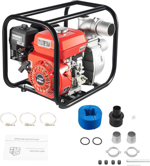 Benzinska Pumpa za Vodu 3" 7.5HP – Visokopritisna Pumpa za Navodnjavanje, Baštu i Poljoprivredu