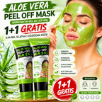 1+1 GRATIS AloeGlow Peel Off Maska sa Aloe Verom – Dubinsko Čišćenje Lica, Hidratacija i Sjajna Koža Bez Mitisera i Masnoće