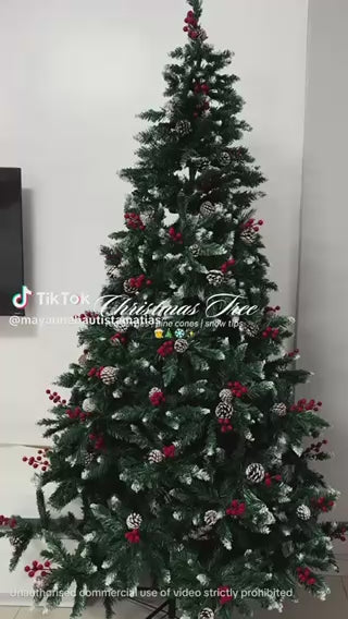 Novogodisnja Jelka Sisarke Crvene Bobice 120,150,180,210,240