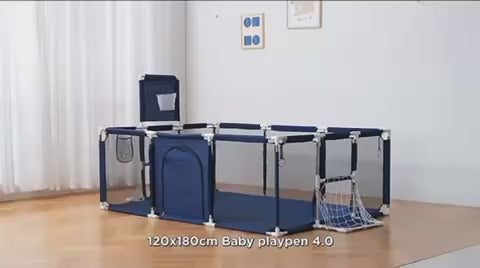 Ogradica za bebe sa lopticama golom i kosem