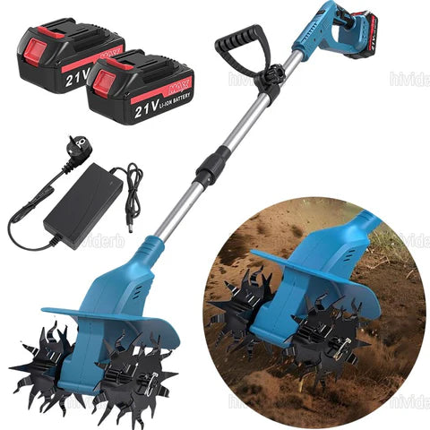 Aku kultivator sa dve baterije