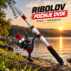Ribolovacki set Stap + Masinica za pecanje