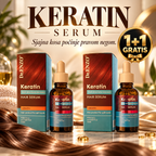 Dr. ENZO Keratin Hair Serum – Serum za Oštećenu i Suvu Kosu, Anti-Frizz i Sjaj | 1+1 GRATIS