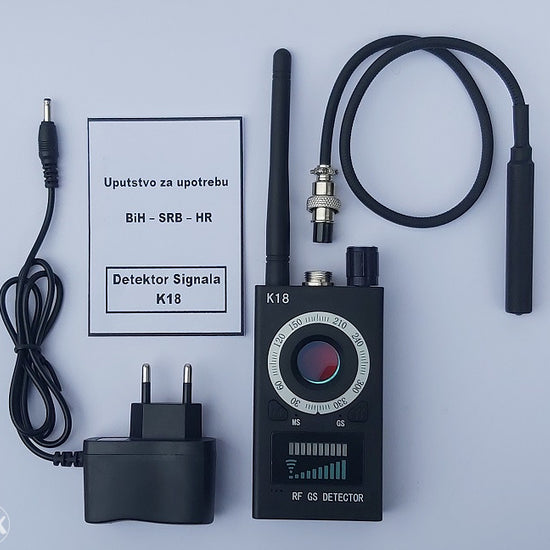 Detektor GPS, GSM signala prisluskivaca, bubica, kamera K18