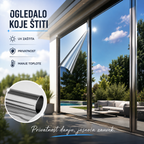 Folija za Staklo sa Efektom Ogledala i UV Zaštitom – Reflektujuća Folija za Prozore