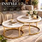 Klub sto belo zlatni INSTYLE 12