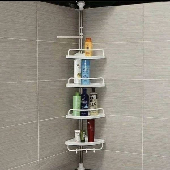 Ugaona polica za kupatilo podesiva