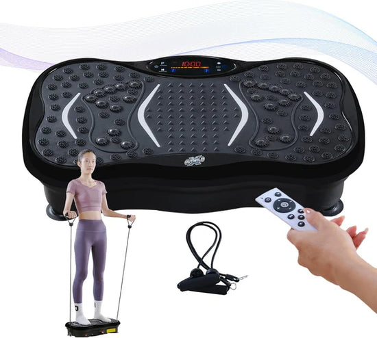 Vibraciona ploča za fitnes i masažu sa daljinskim upravljačem