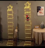 LED merdevine sa penjućim Deda Mrazom