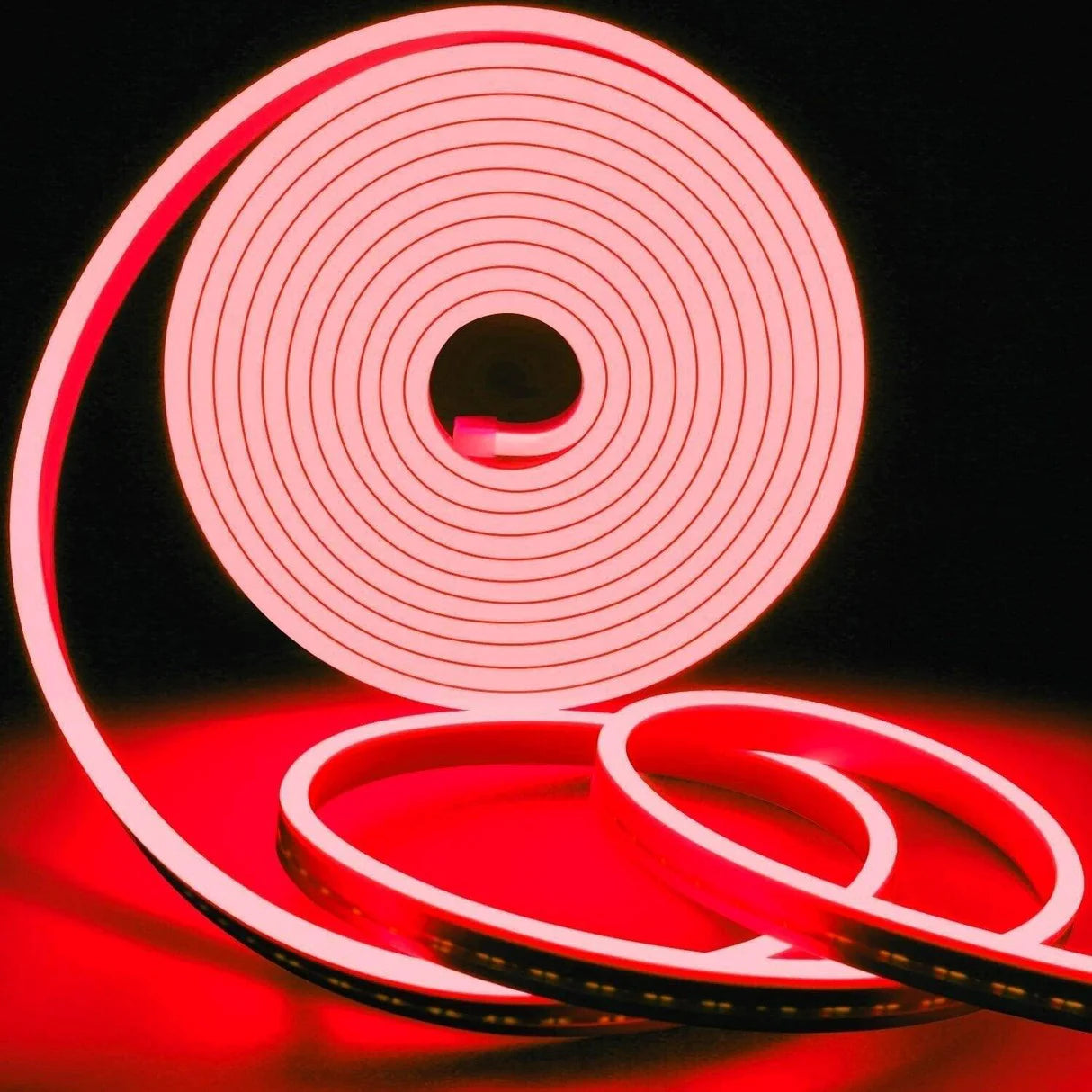 LED NEON flex traka - 10m 220v Crvena