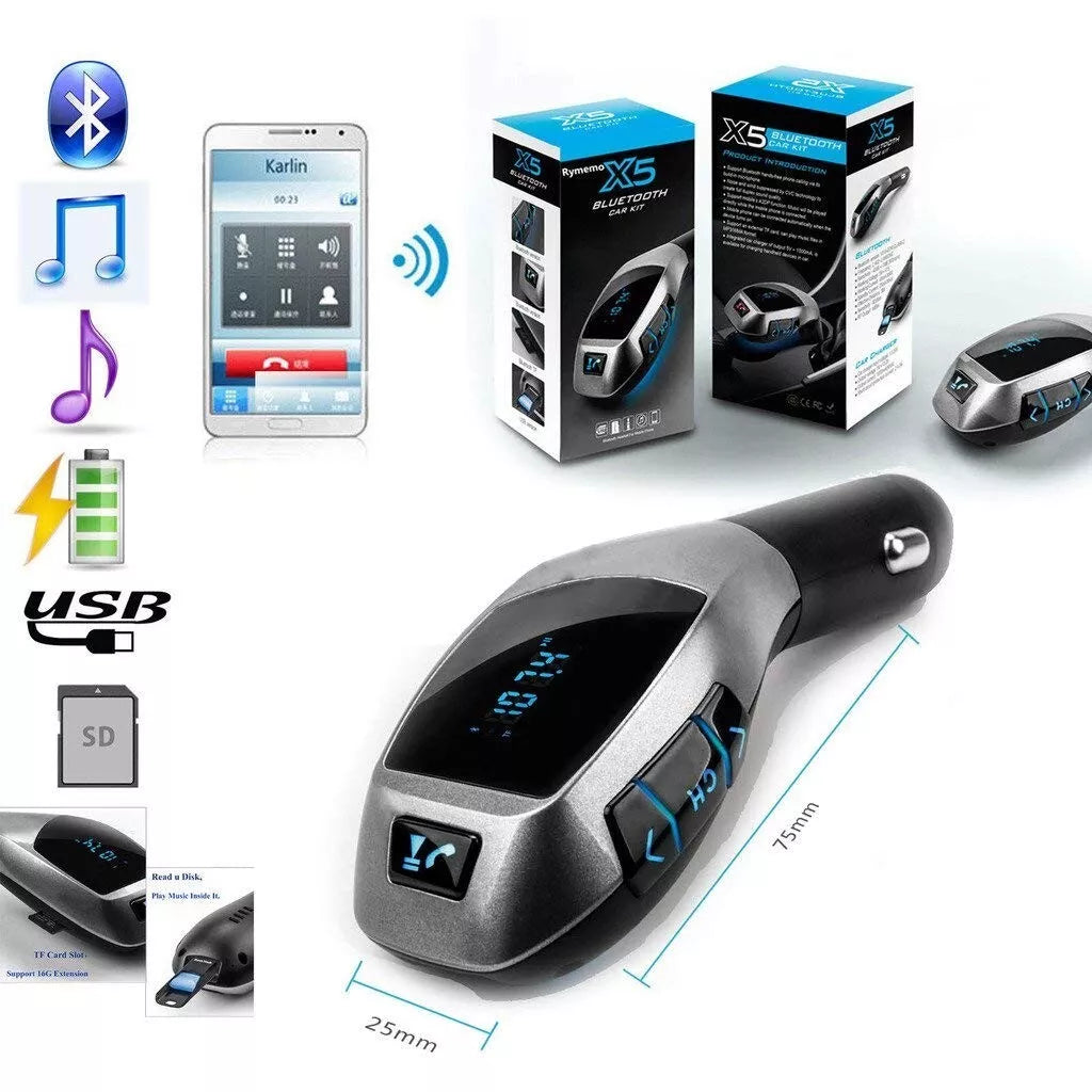 MP3 FM transmiter X5 Bluetooth