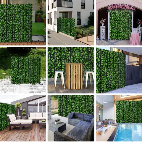 Veštačka živa ograda lišće 3m x 1m