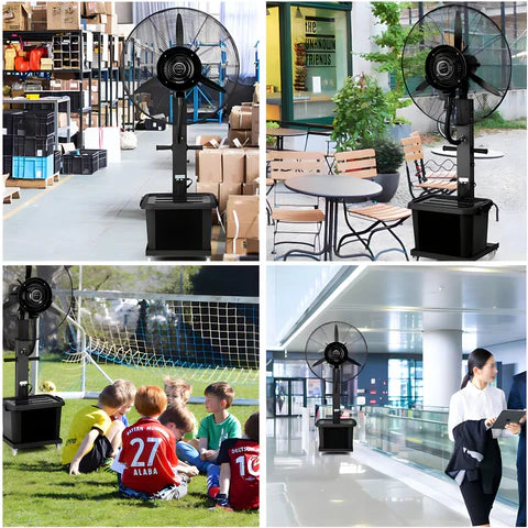 Ventilator sa raspršivačem vode Ventilator za kafice, restorane, baste