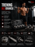 Podesivi Tegovi i Bučice 50kg sa Šipkom za Bench – Profesionalni Set za Kućni Trening i Bodybuilding