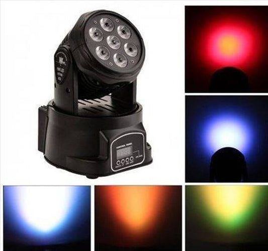 Led Roto Glava 7x10w mini led moving head