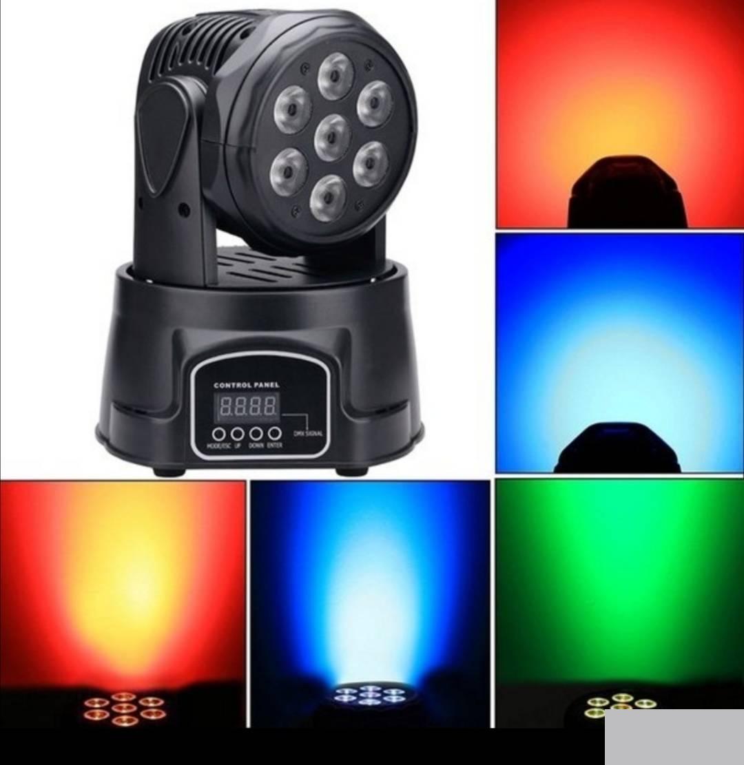 Led Roto Glava 7x10w mini led moving head