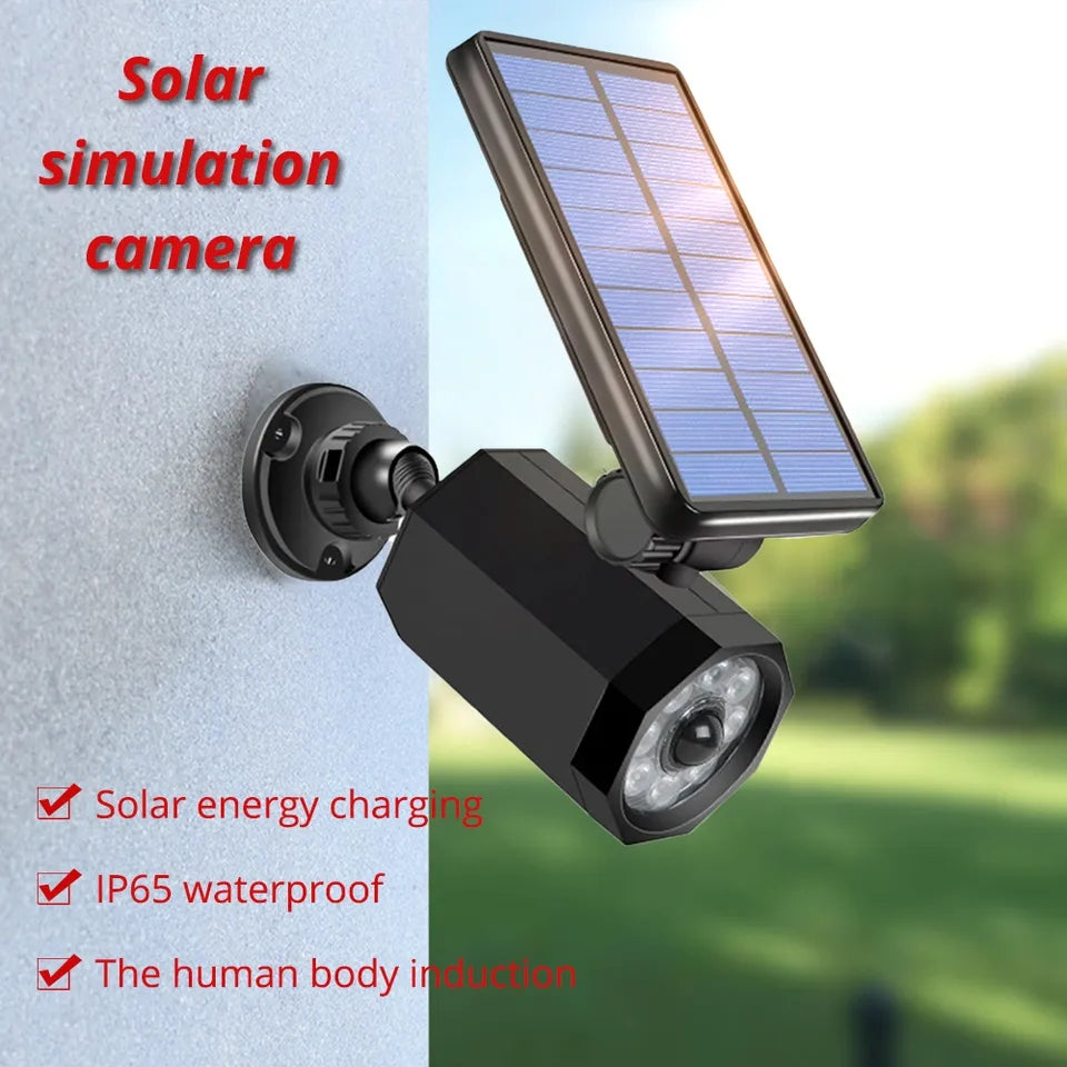 Lazna kamera Solarna Senzor pokreta Reflektor + daljinski