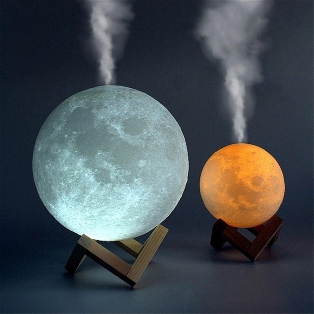 3D lampa i mesec ovlaživač vazduha