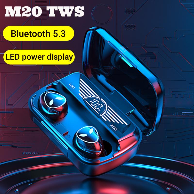 Slusalice Bluetooth M20 + Power bank Slusalice M20