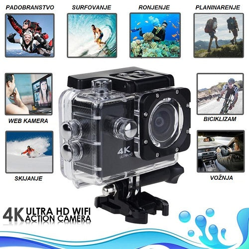 Go pro kamera 4K ULTRA HD Akciona kamera WIFI 4k Go pro