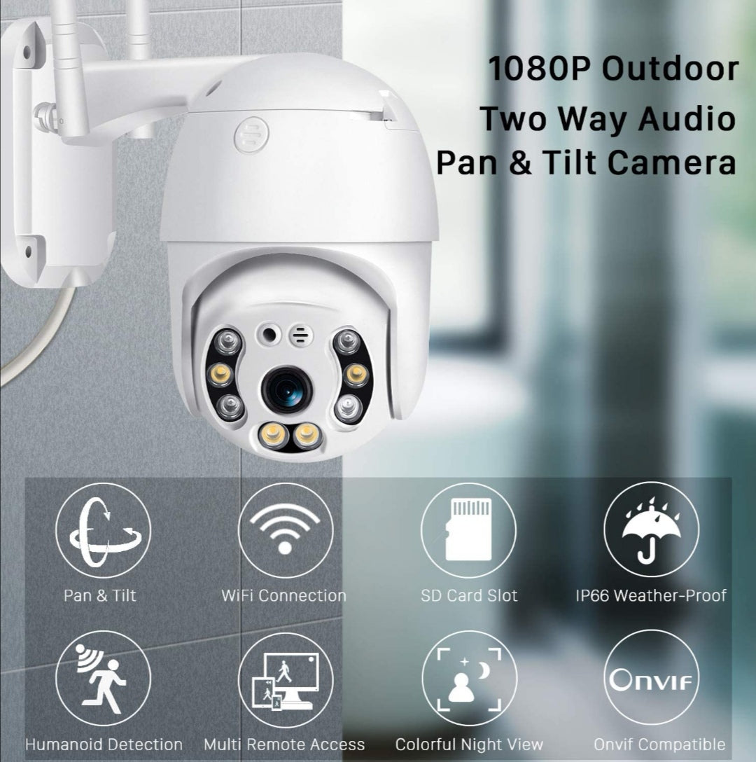PTZ Kamera Ip WiFi 1080p roto spoljna 1080p