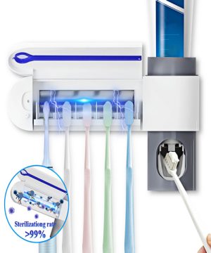 Držač za četkice za zube sa UV sterilizatorom