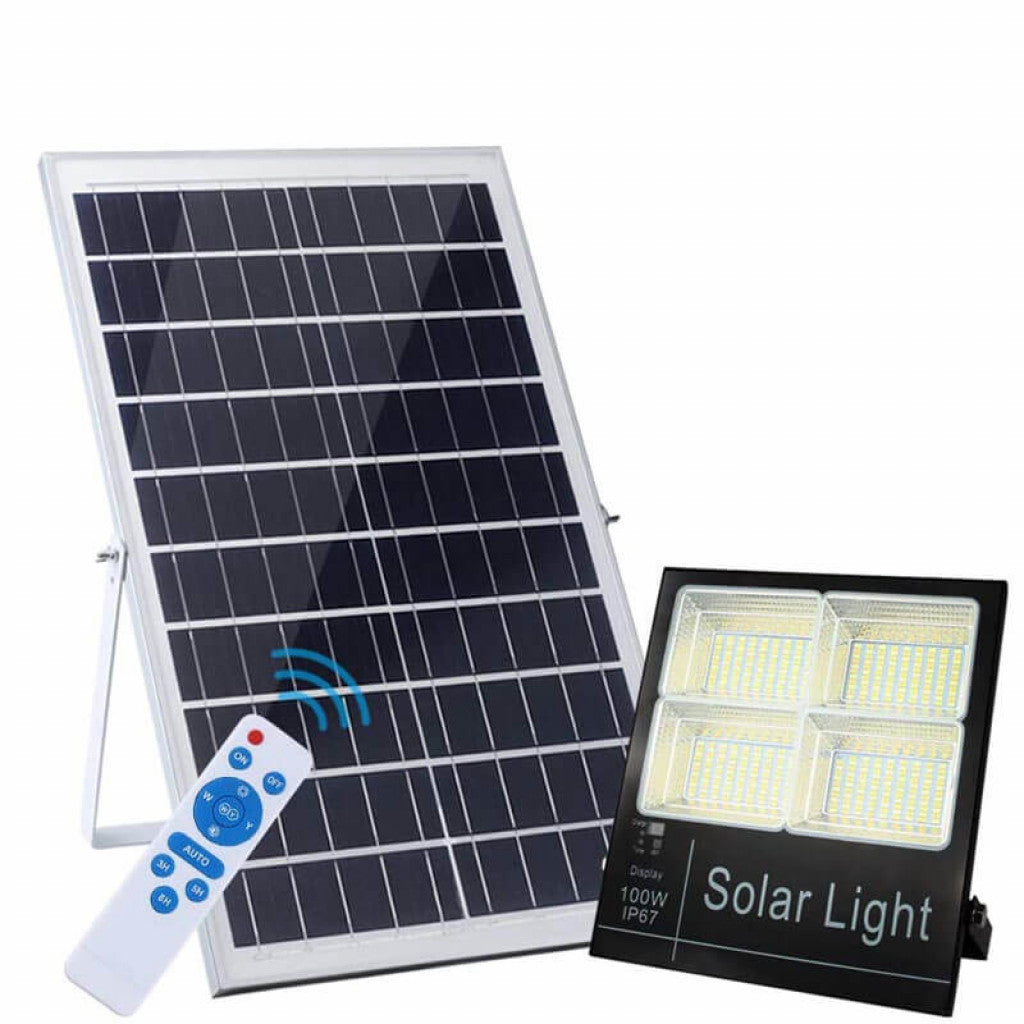 SOLARNI REFLEKTOR 200w sa panelom Reflektor solarni 200W
