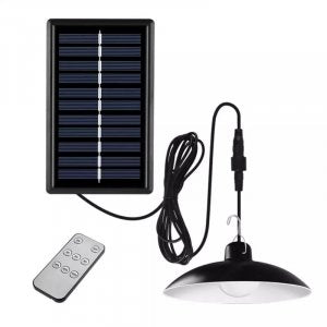 Led luster lampa sa solarnim odvojenim panelom