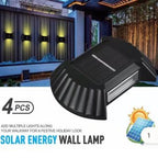 Solarna zidna dekorativna lampa set 4 komada